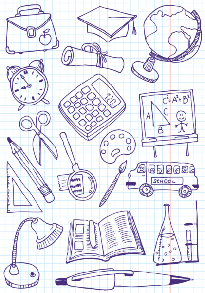 Рисунки в тетради