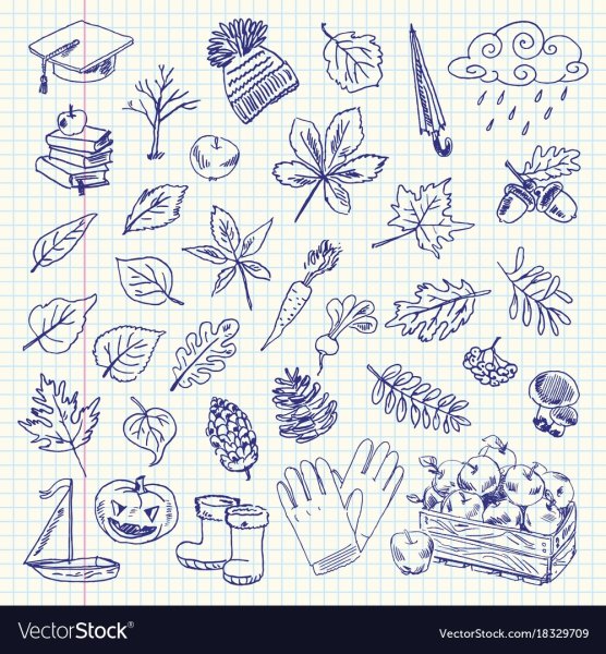 Красивые маленькие рисуночки в тетради