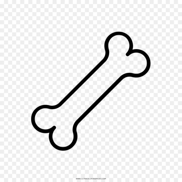 Трафарет косточки для собаки