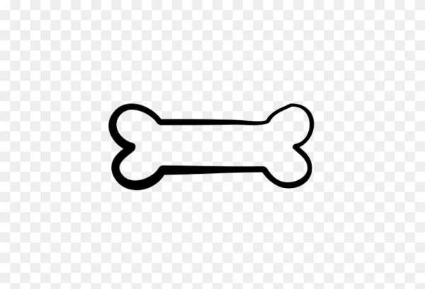 Кость без фона