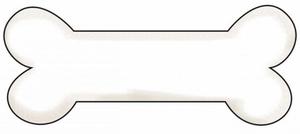 Макет косточки для собак