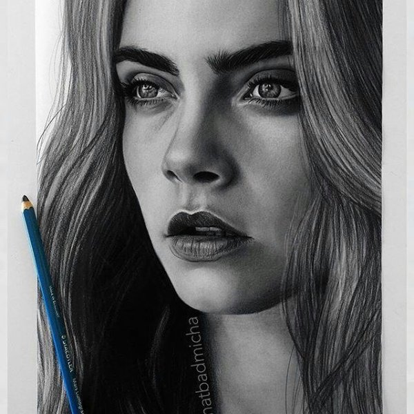 Кара Делевинь портрет