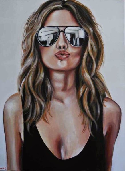 Ана де Армас рисунки портрет карандашом