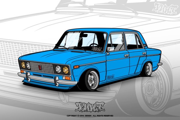 Боевая классика ВАЗ 2107 рисунок