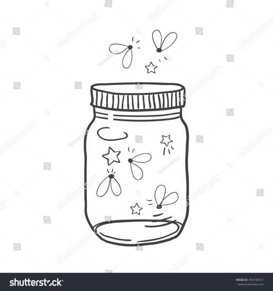 Банка со светлячками