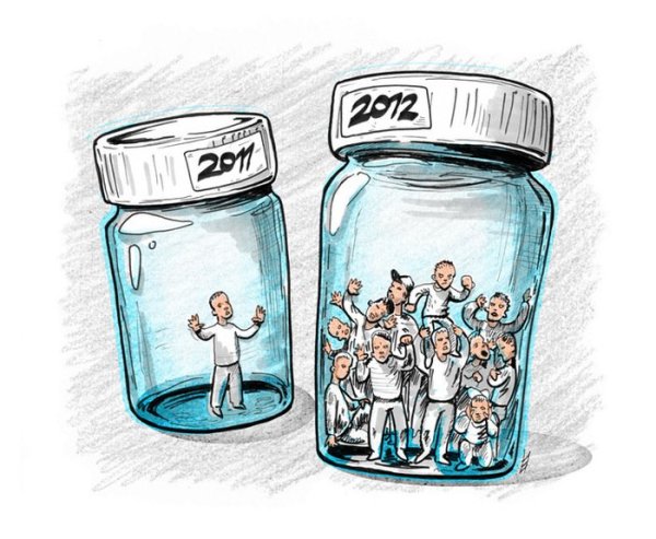 Человек в банке