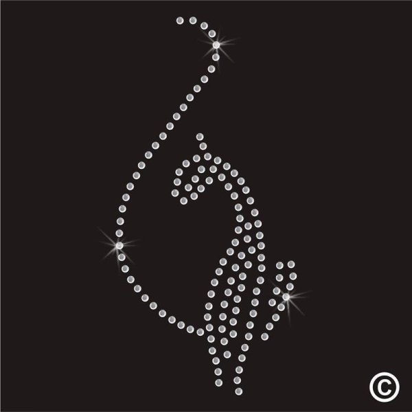 Трафарет из страз