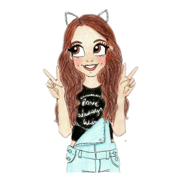 Срисовки для девочек