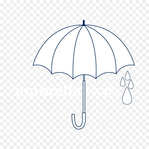 Зонт картинка для детей черно белая