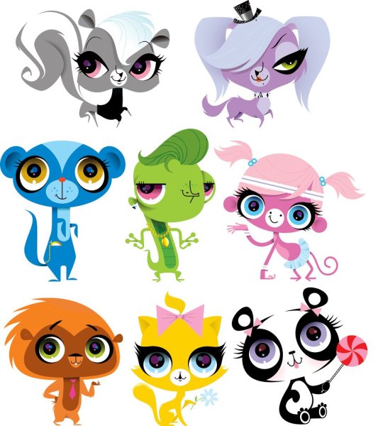 Littlest Pet shop мультик персонажи
