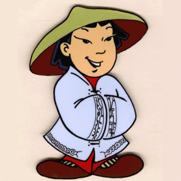 Японец мультяшный