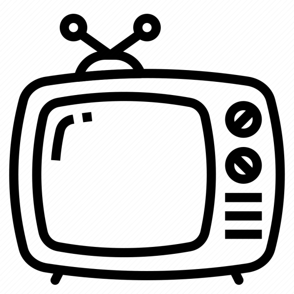 Телевизор трафарет