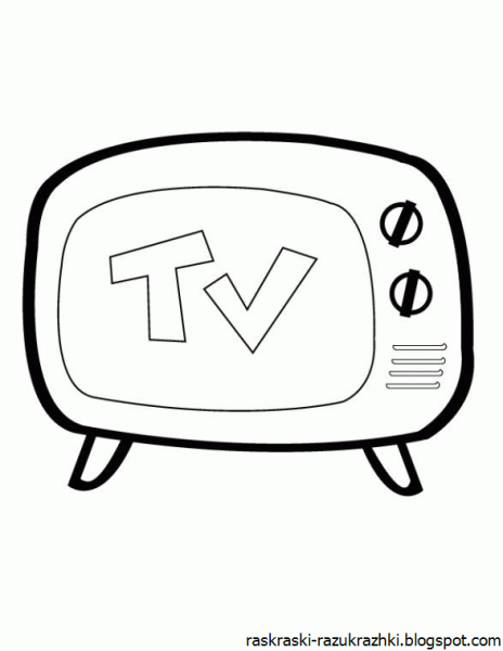 Телевизор рисунок