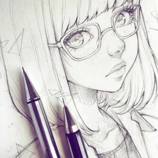 Аниме карандашом