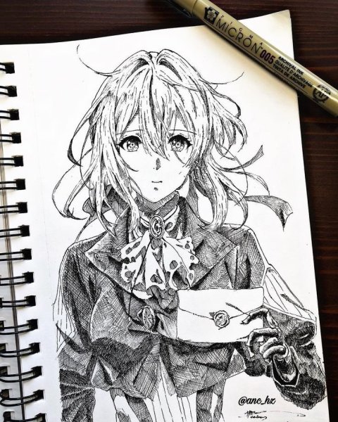 Вайолет Эвергарден Мангака