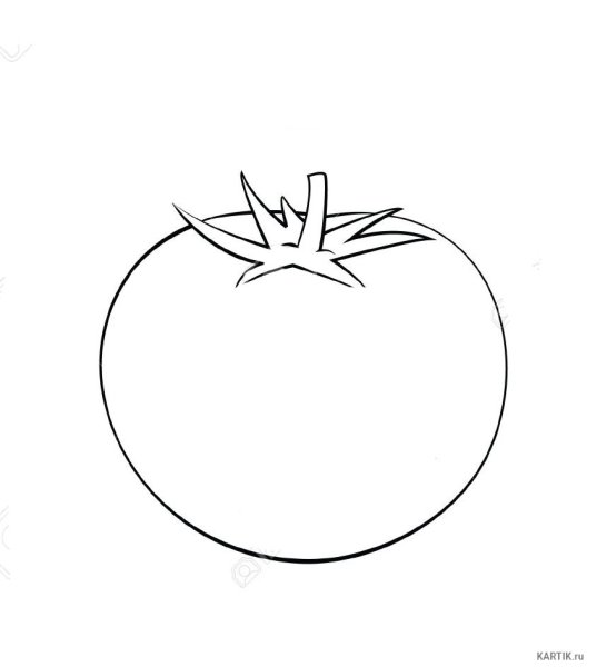 Помидор мультяшный