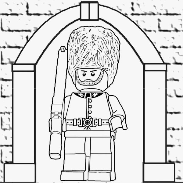 Лего минифигурки раскраски