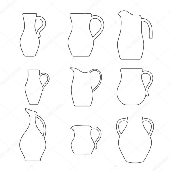 Кувшины разной формы