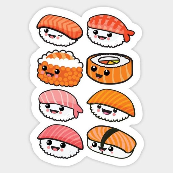 Кавайные суши роллы