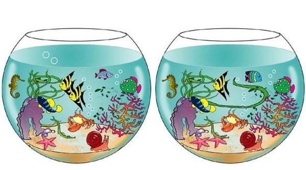 Аквариум рисунок для детей