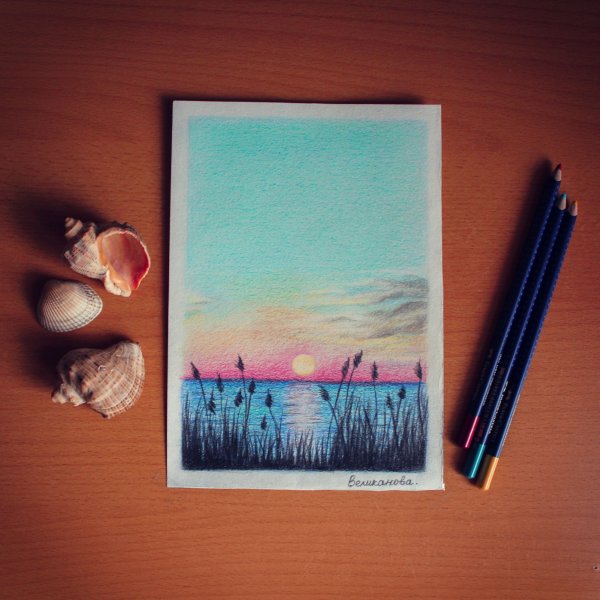 Сухая пастель для рисования