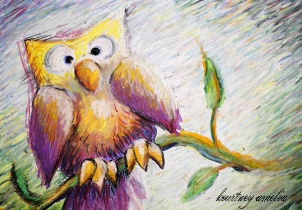 Рисование масляной пастелью для детей