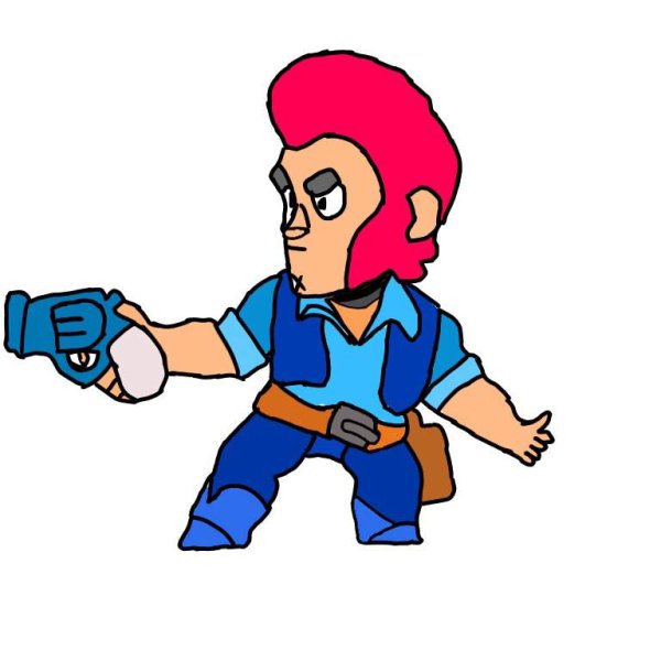 Кольт Brawl Stars Art