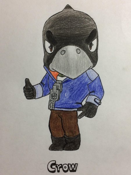 Ворон Браво старс для срисовки
