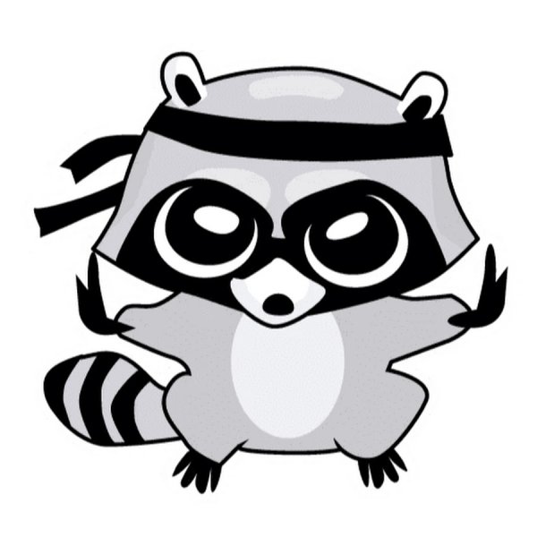 Енот мультяшный