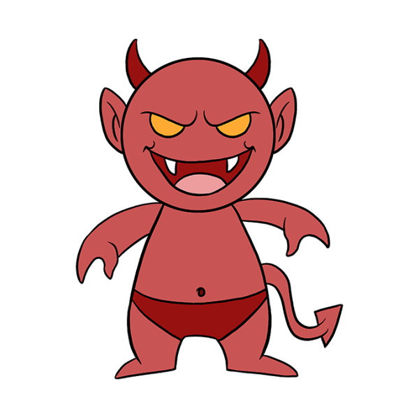 Мультяшный демон