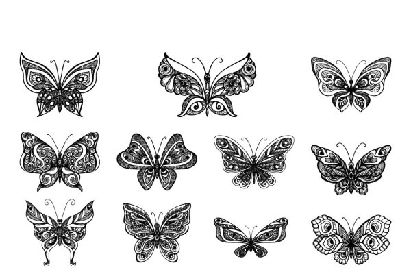 Стилизованная бабочка