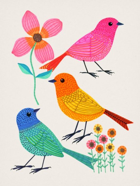 Декоративная птица для детей