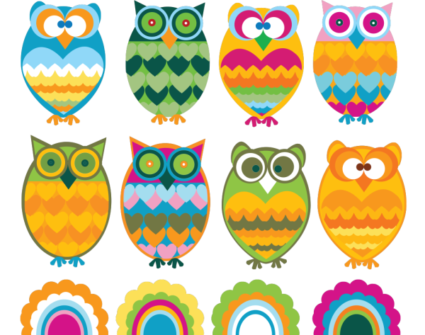 Совушки для печати