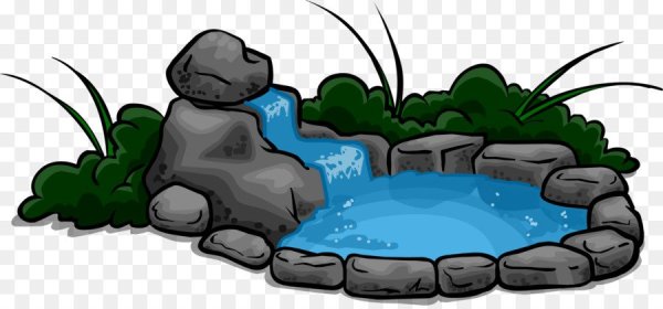 Пруд мультяшный