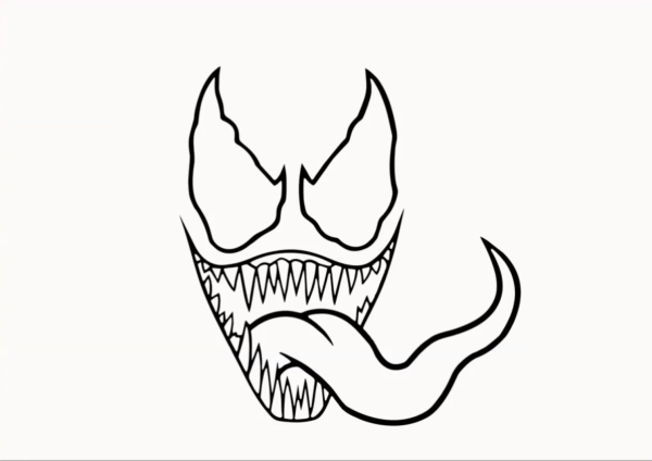 Раскраски человек паук и Веном