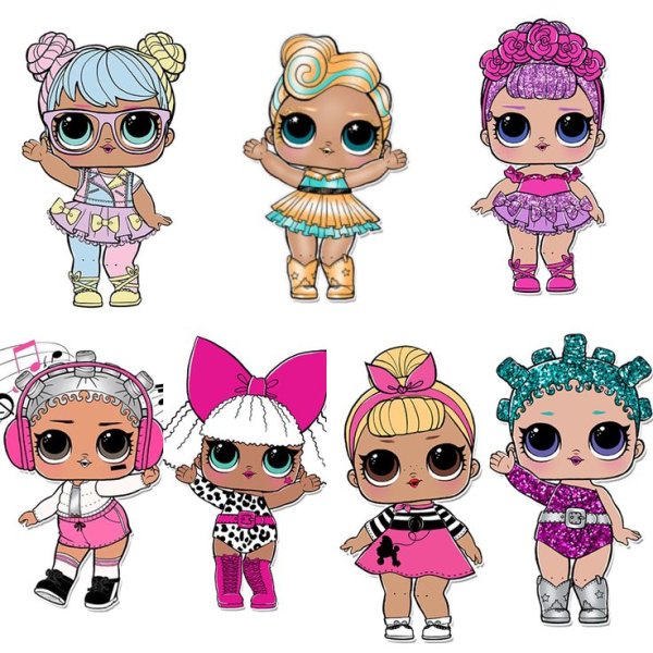 Раскраски куклы ЛОЛ сестрички