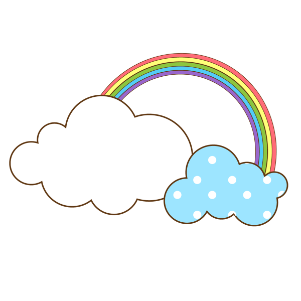 Рисунки радужные лёгкие