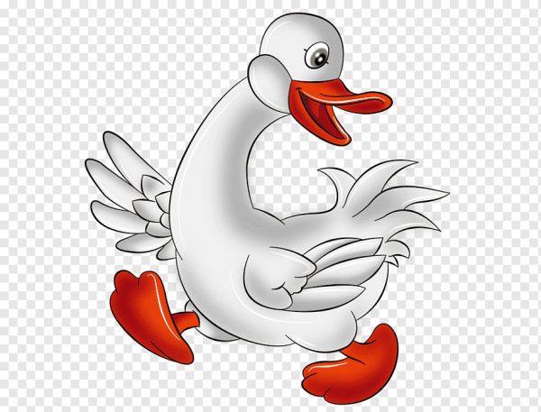 Гусь мультяшный