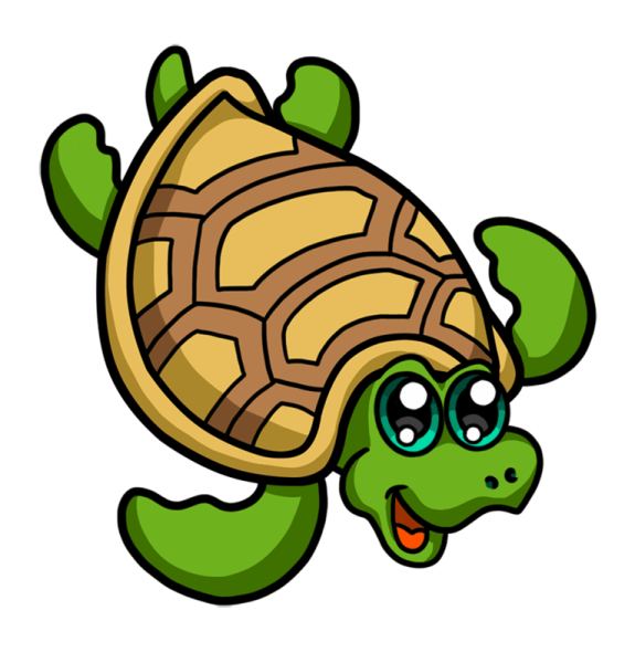 Красноухая черепаха раскраска