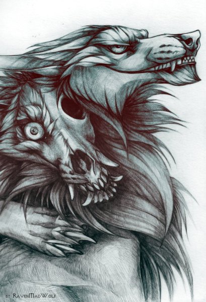 Рисовать оборотня