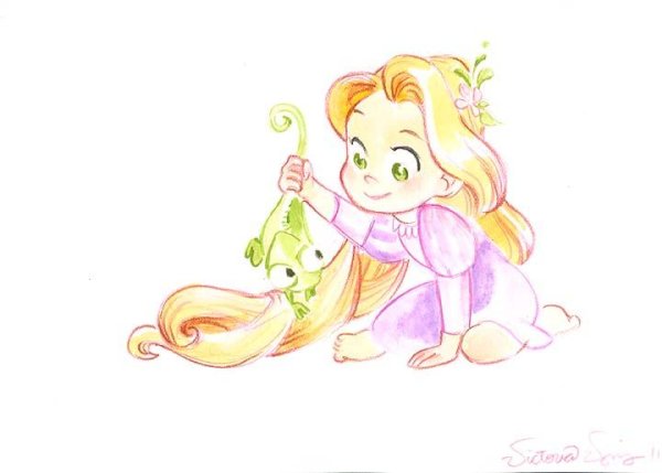 Рапунцель вектор