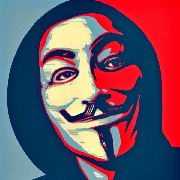 Маска Гая Фокса рисунок