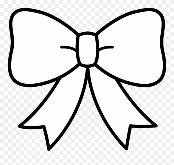 Бант раскраска