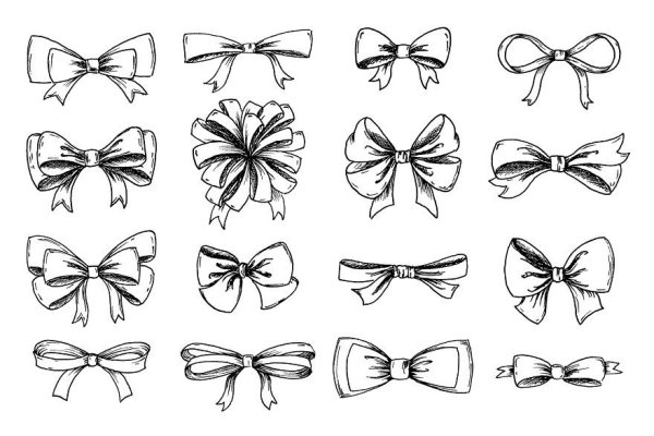 Бантик эскиз