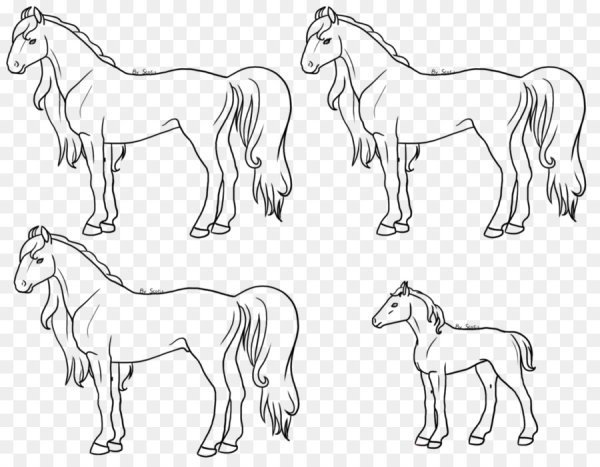 Лошадка пони раскраска для детей