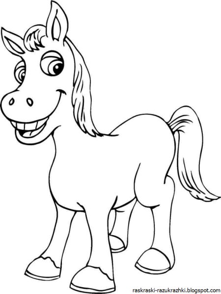 Лошадка рисование для детей