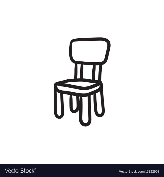 Стул трафарет