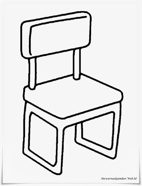 Поэтапное рисование стула
