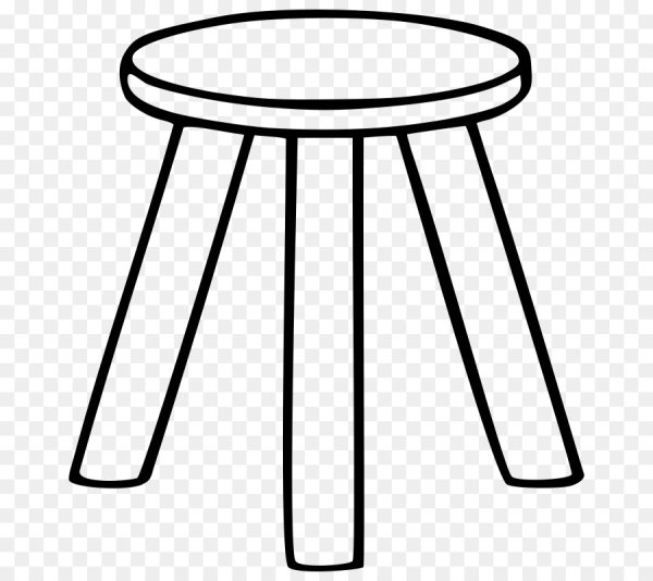 Стул раскраска