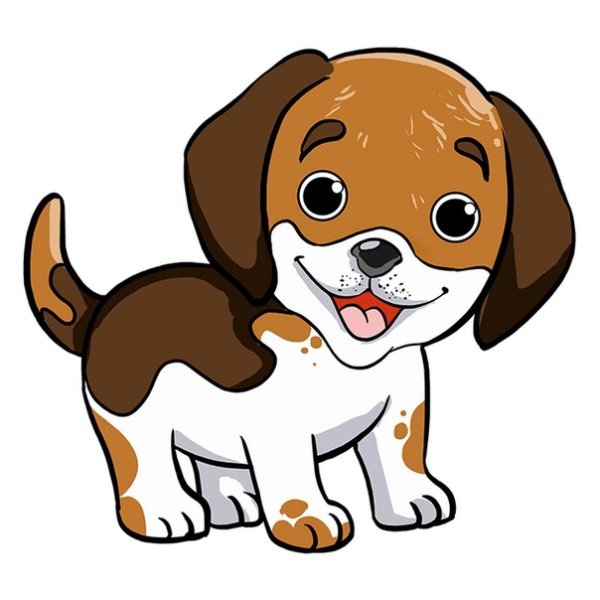 Раскраска собака Мопс